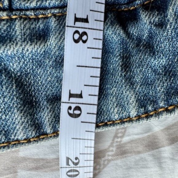 Talula Aritzia Denim and Vegan Leather Jacket - Picture 12 of 12